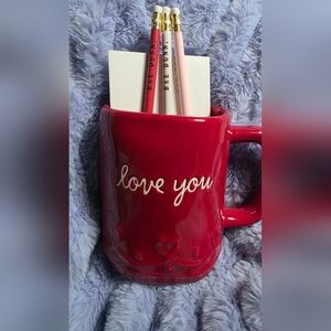 Rae Dunn Mug Set Love You Mug